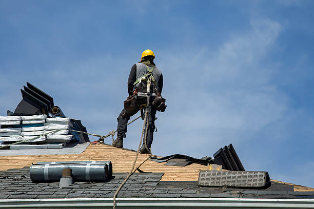 Professional Roofing technician working in Orange, NJ